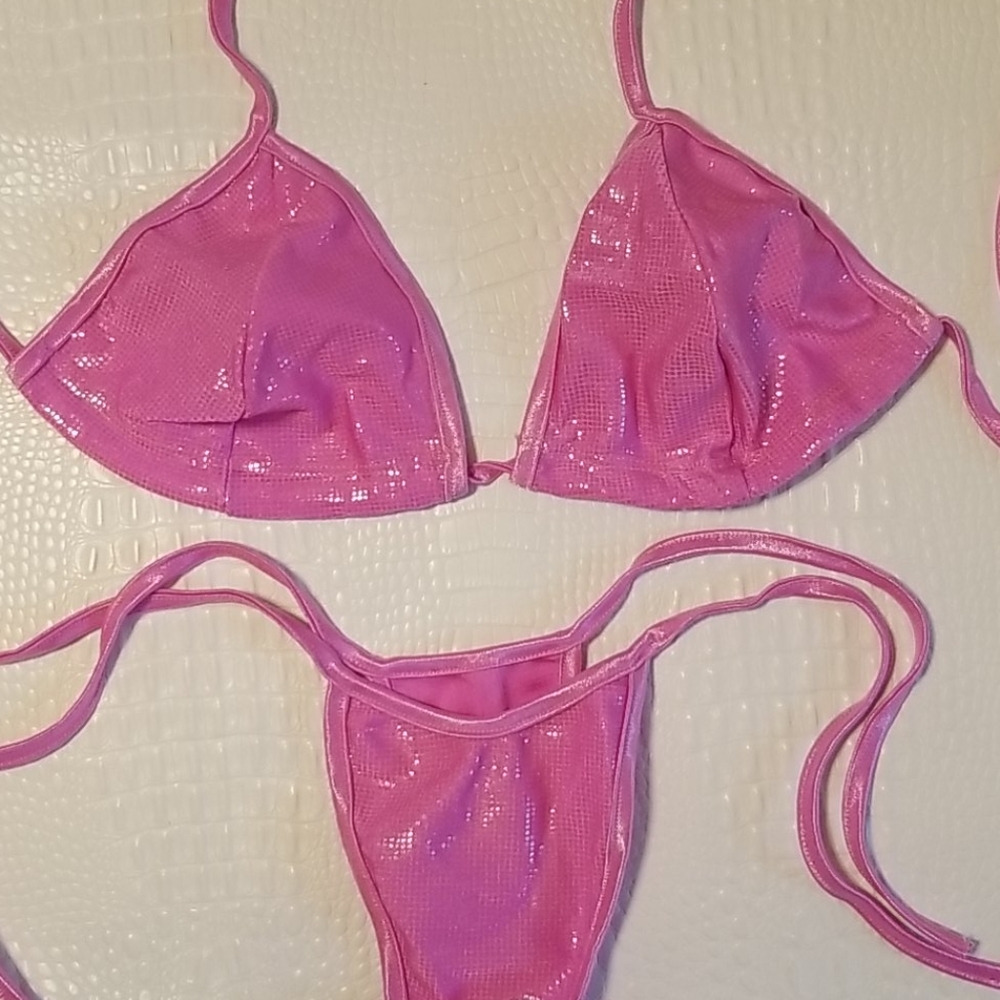 New Glittery Thong Bikini Exotic Wear